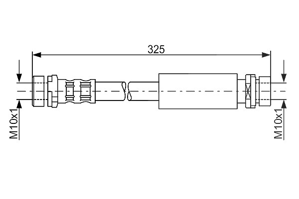 Bosch Bremsschlauch [Hersteller-Nr. 1987476994] für Mazda, Ford