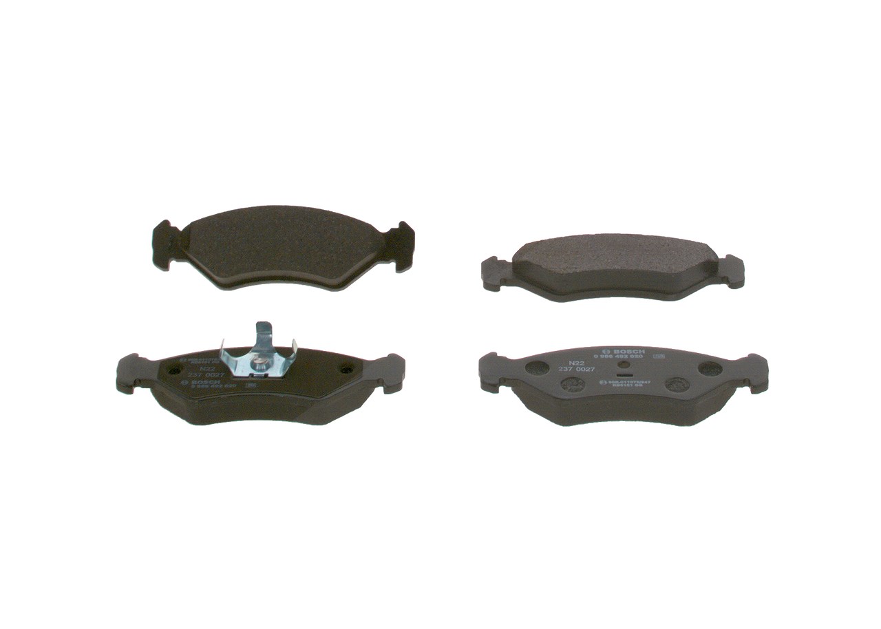 Bosch Bremsbelagsatz, Scheibenbremse [Hersteller-Nr. 0986492020] für Ford