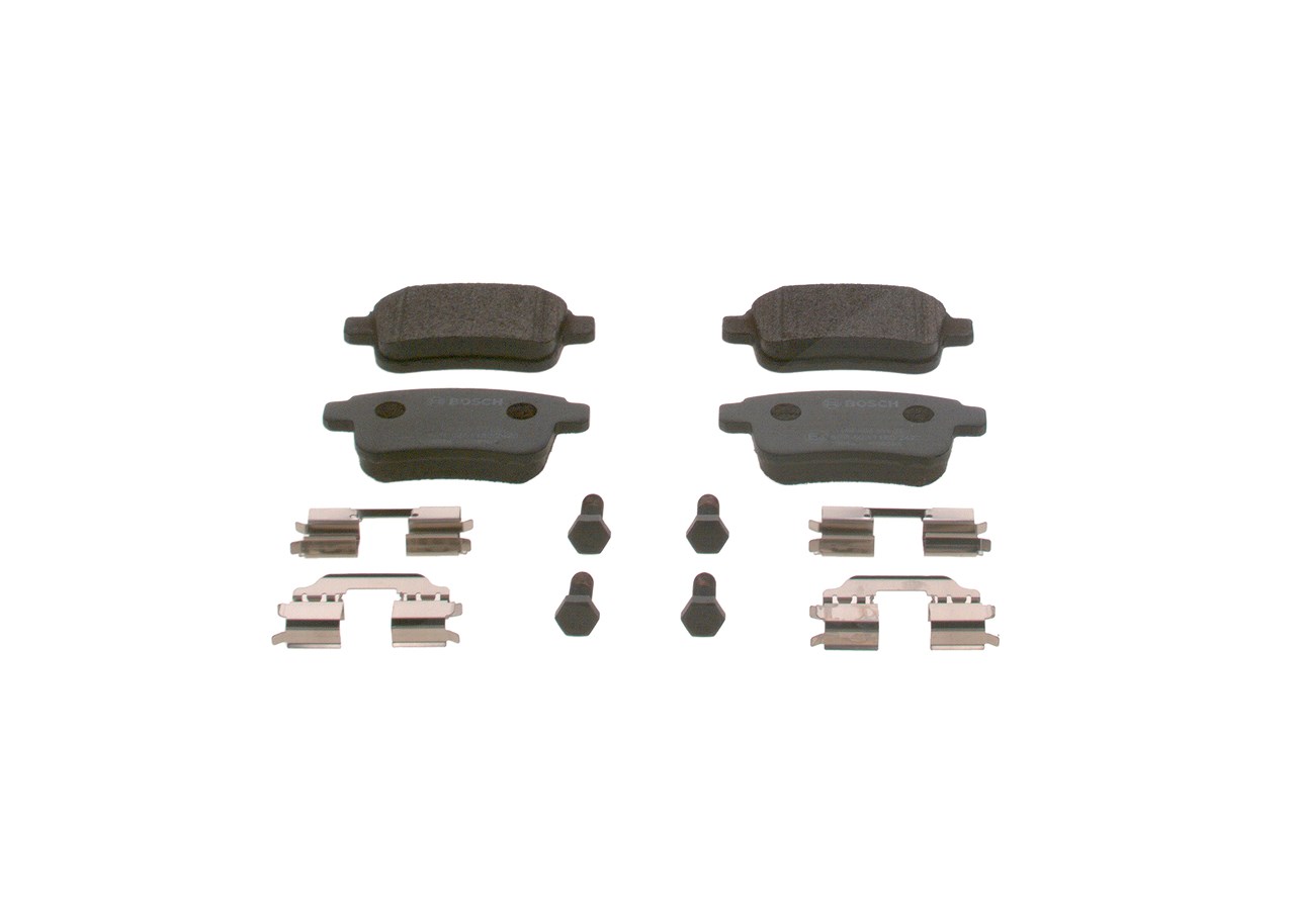Bosch Bremsbelagsatz, Scheibenbremse [Hersteller-Nr. 0986494331] für Renault, Mercedes-Benz