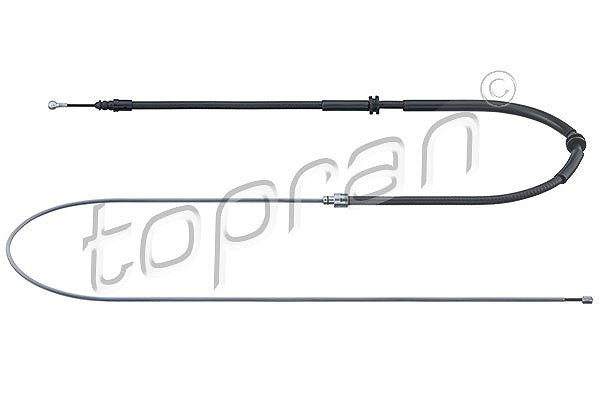 Topran Seilzug, Feststellbremse [Hersteller-Nr. 701504] für Renault, Mercedes-Benz