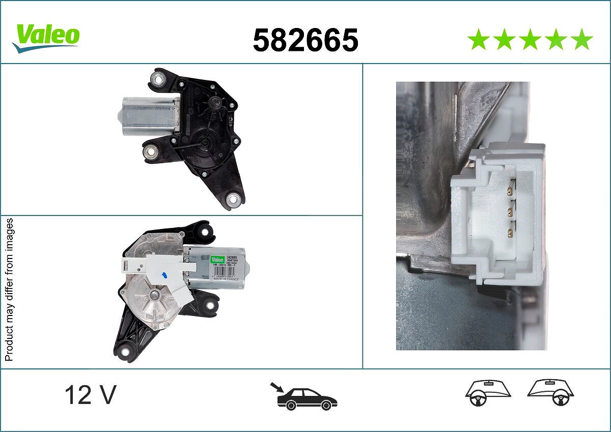 Valeo Wischermotor [Hersteller-Nr. 582665] für Dacia, Nissan
