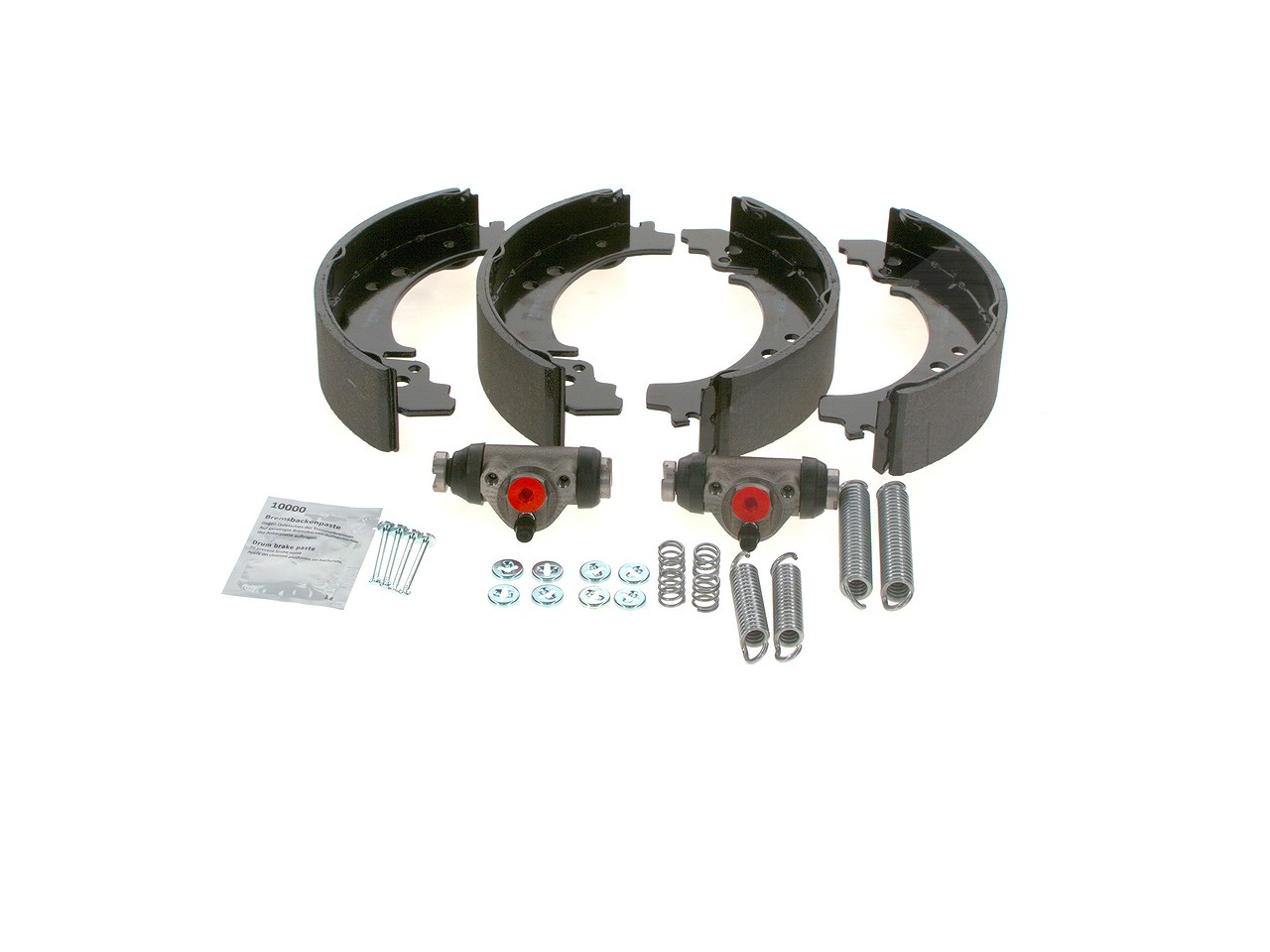 Bosch Bremsbackensatz [Hersteller-Nr. 0204113528] für Chevrolet, Lada