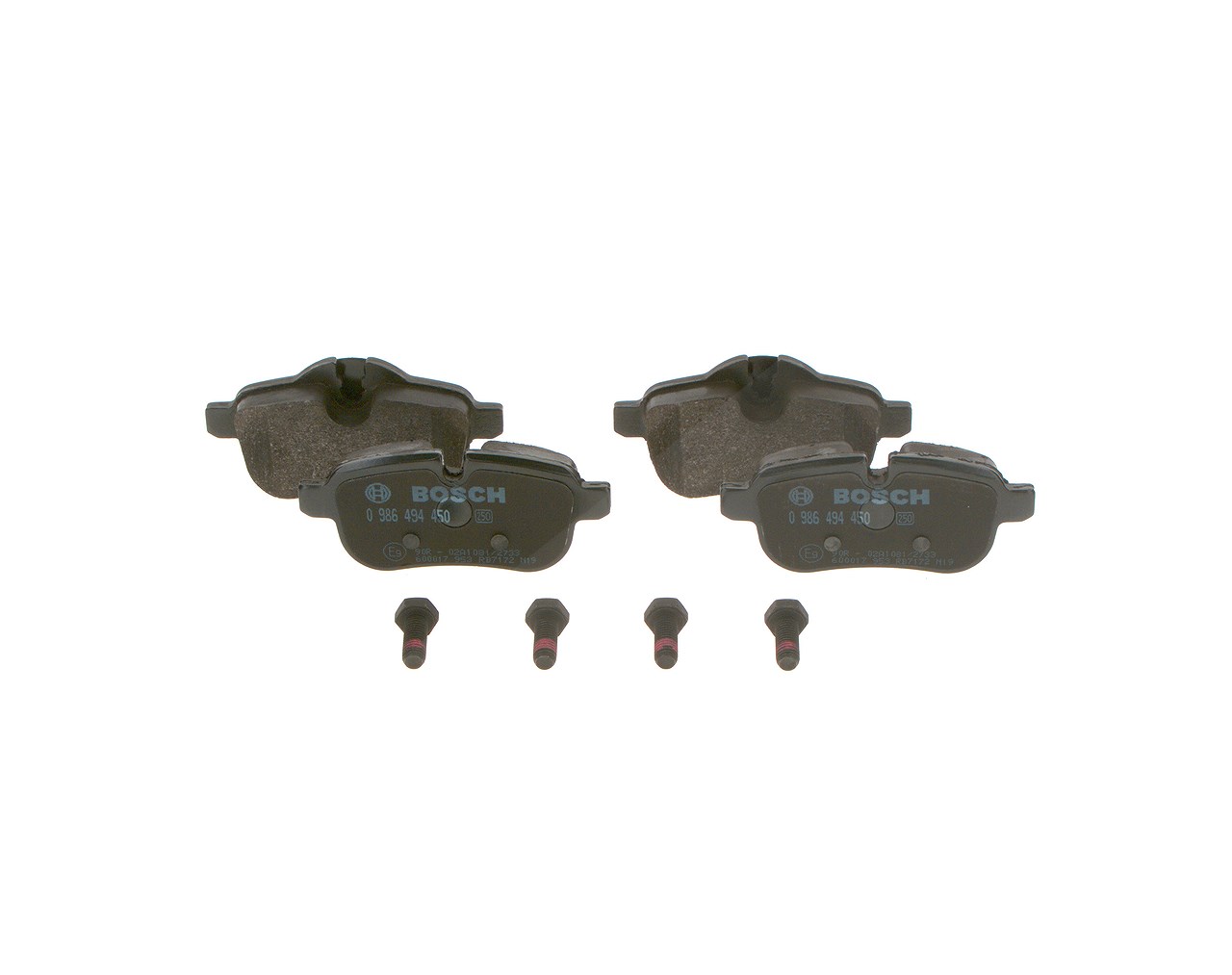 Bosch Bremsbelagsatz, Scheibenbremse [Hersteller-Nr. 0986494450] für BMW