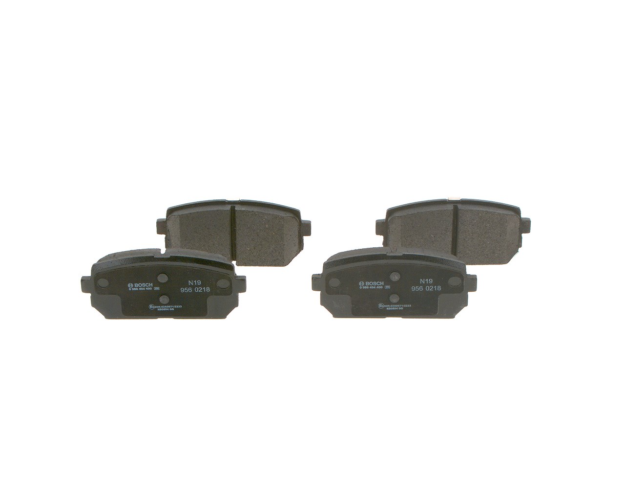 Bosch Bremsbelagsatz, Scheibenbremse [Hersteller-Nr. 0986494400] für Kia