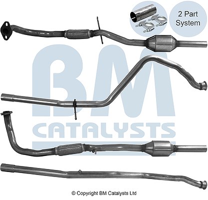 Bm Catalysts Katalysator [Hersteller-Nr. BM80017H] für Vauxhall, Opel