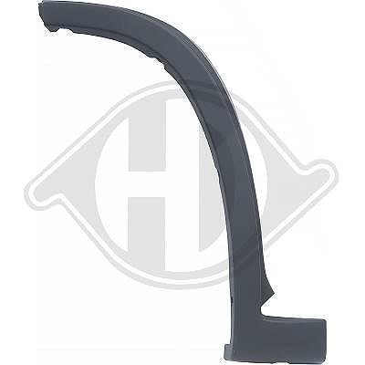 Diederichs Zier-/Schutzleiste, Kotflügel [Hersteller-Nr. 3484767] für Fiat, Citroën