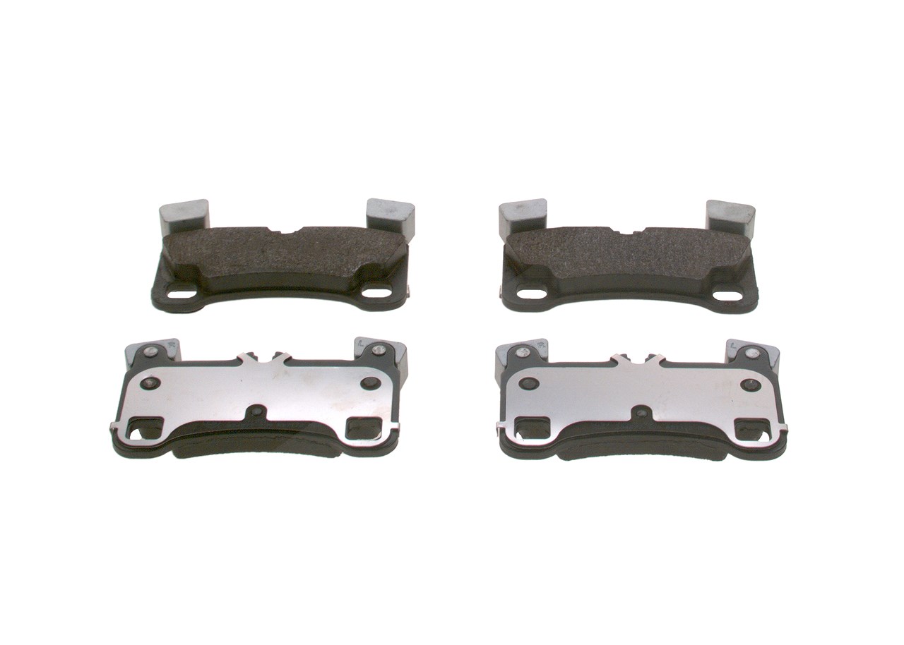 Bosch Bremsbelagsatz, Scheibenbremse [Hersteller-Nr. 0986494205] für Porsche, Audi, VW