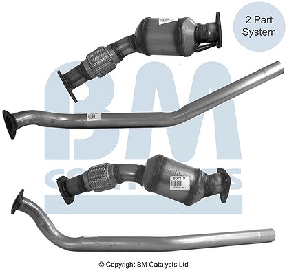 Bm Catalysts Katalysator mit Anbauteilen [Hersteller-Nr. BM80116H] für Audi, VW, Skoda