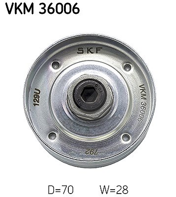 Skf Umlenk-/Führungsrolle, Keilrippenriemen [Hersteller-Nr. VKM36006] für Citroën, Renault