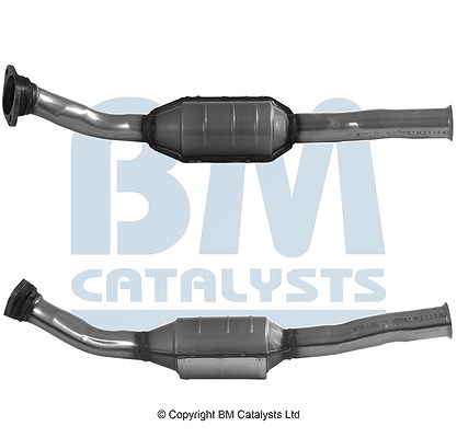 Bm Catalysts Katalysator mit Anbauteilen [Hersteller-Nr. BM90588H] für Citroën, Peugeot