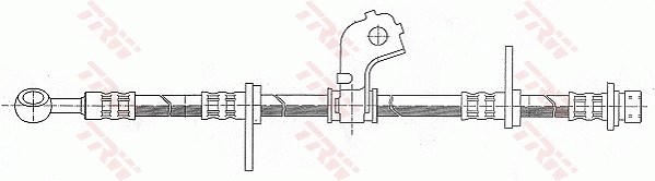 Trw Bremsschlauch [Hersteller-Nr. PHD317] für Honda, Rover, Mg