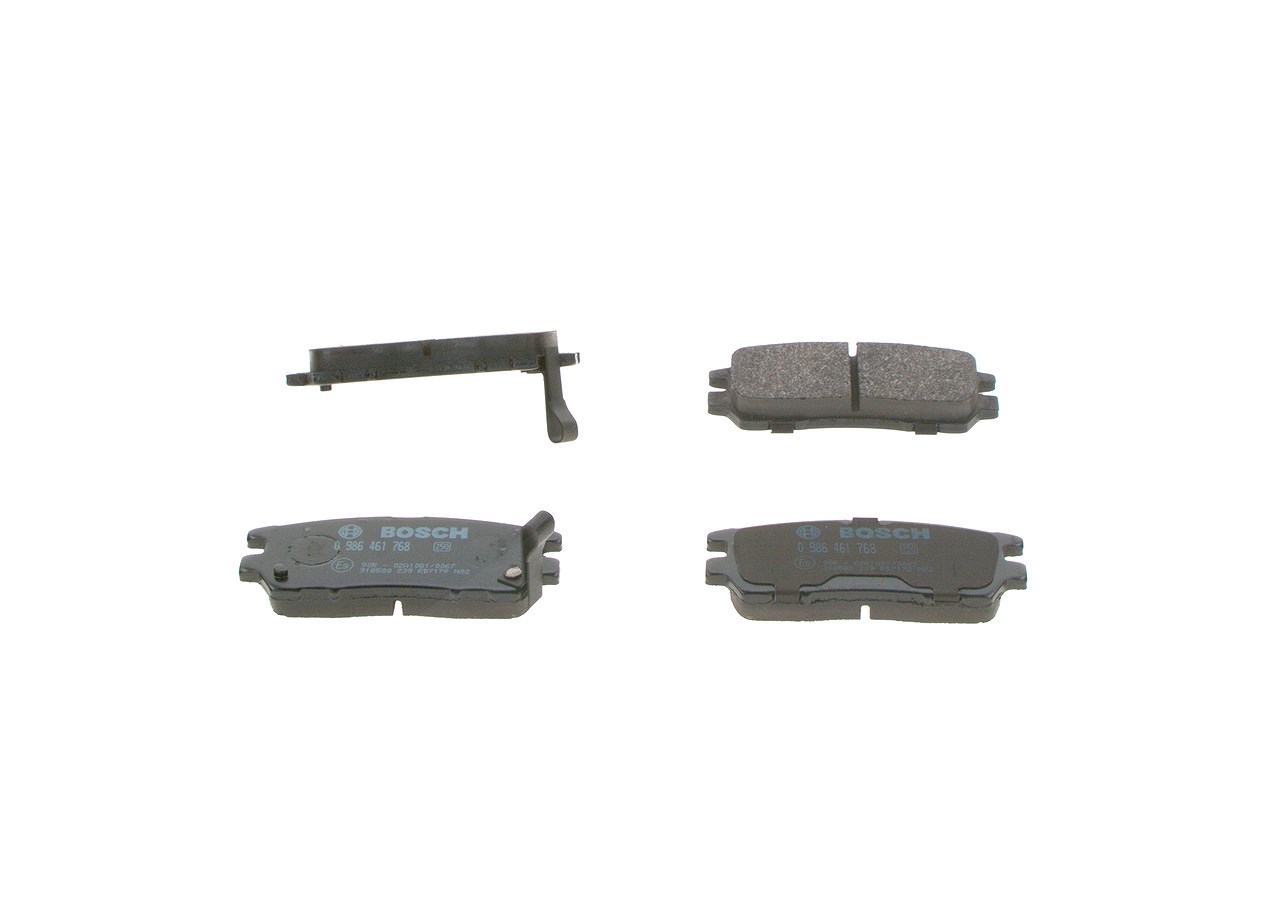 Bosch Bremsbelagsatz, Scheibenbremse [Hersteller-Nr. 0986461768] für Mitsubishi