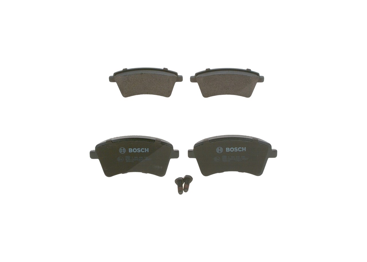 Bosch Bremsbeläge vorne (Satz) [Hersteller-Nr. 0986494332] für Renault, Mercedes-Benz