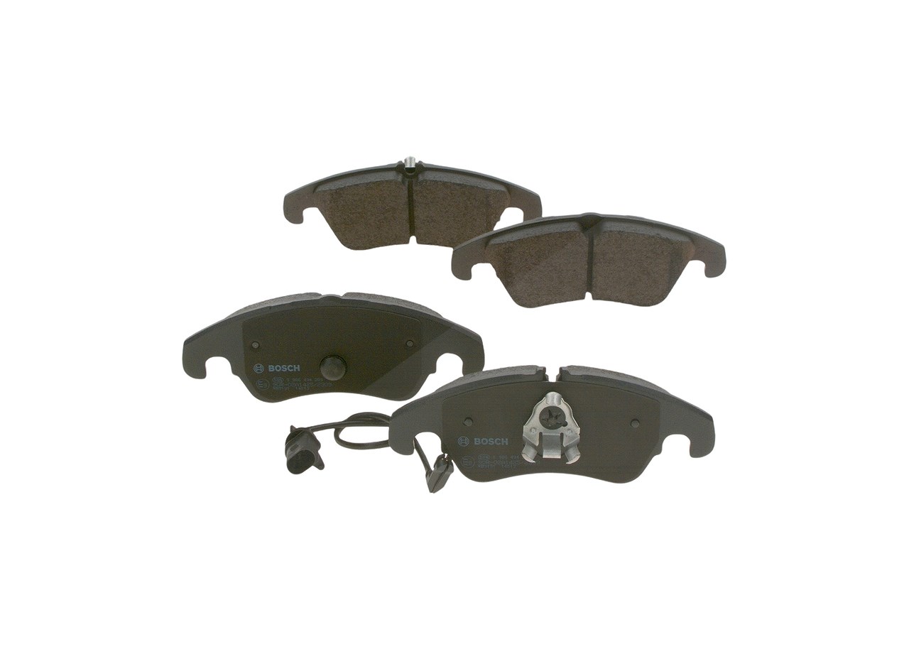Bosch Bremsbelagsatz mit VWK Vorderachse [Hersteller-Nr. 0986494259] für Audi