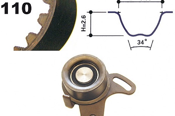 Mapco Zahnriemensatz [Hersteller-Nr. 73538] für Hyundai