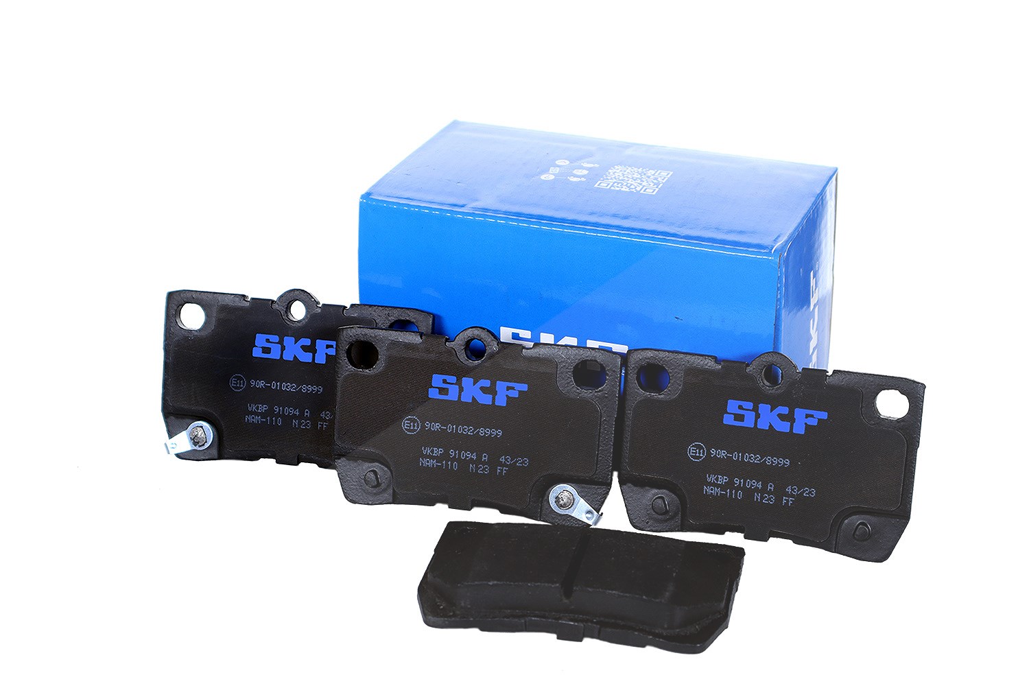 SKF Scheibenbremse Bremsbelag VKBP 91094 A - 4er Set - Position Hinterachse Höhe 77 mm Länge 134 mm Breite 83 mm Dicke 15,5 mm - OE Qualität - Bild 5