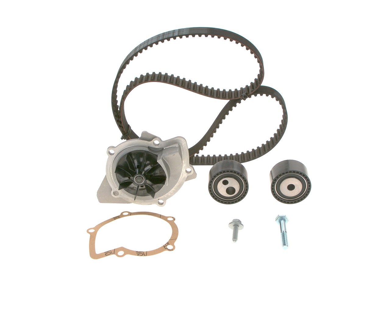 Bosch Wasserpumpe + Zahnriemensatz [Hersteller-Nr. 1987946963] für Lancia, Peugeot, Fiat, Citroën