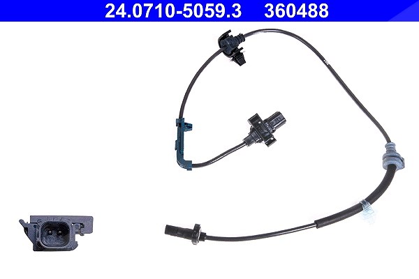 Ate Sensor, Raddrehzahl [Hersteller-Nr. 24.0710-5059.3] für Honda