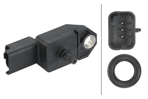 Hella Luftdrucksensor, Höhenanpassung [Hersteller-Nr. 6PP009400-721] für Land Rover, Mitsubishi, Peugeot, Ford, Citroën, Jaguar