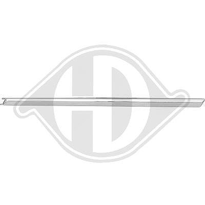 Diederichs Zier-/Schutzleiste, Stoßfänger [Hersteller-Nr. 2247666] für VW