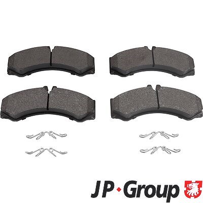 Jp Group Bremsbelagsatz vorne/hinten [Hersteller-Nr. 1163601610] für Mercedes-Benz, VW