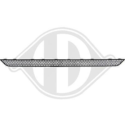 Diederichs Lüftungsgitter, Stoßfänger [Hersteller-Nr. 1690145] für Mercedes-Benz