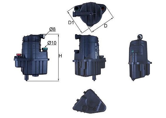 Mahle Kraftstofffilter [Hersteller-Nr. KL469] für Renault