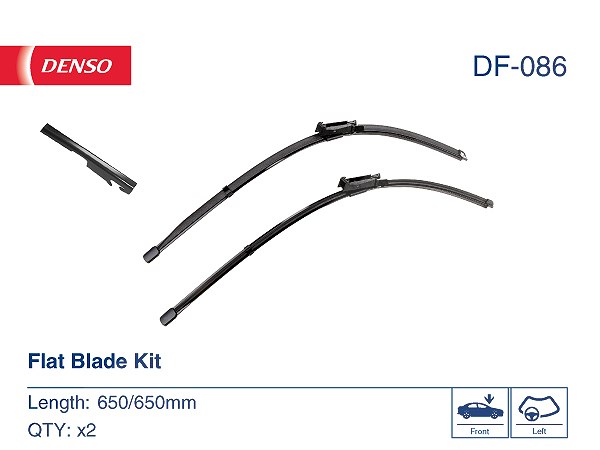 Denso Wischblatt [Hersteller-Nr. DF-086] für Seat