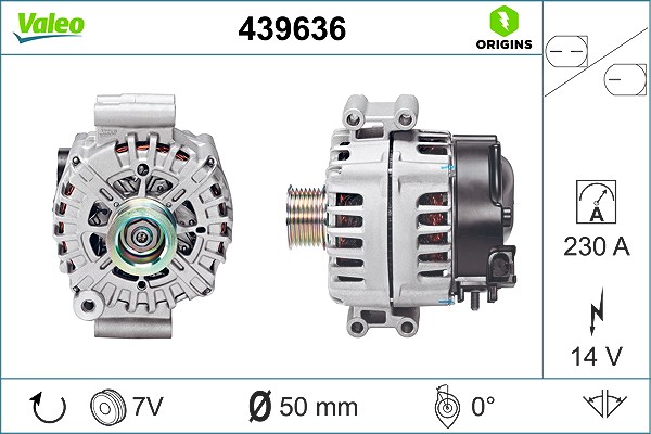 Valeo Generator [Hersteller-Nr. 439636] für BMW