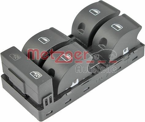 Metzger Autoteile Schalter, Fensterheber [Hersteller-Nr. 0916374] für Audi, Seat