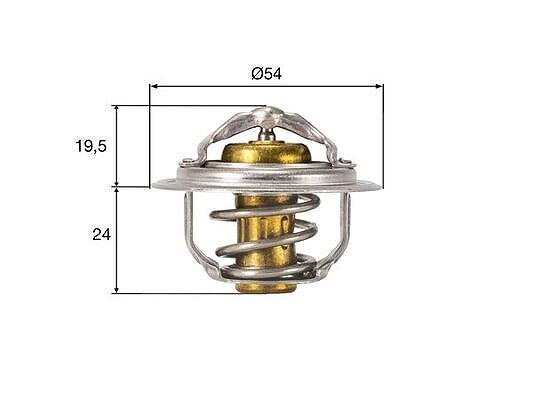 Mahle Thermostat, Kühlmittel [Hersteller-Nr. TX21282D] für Audi, Seat