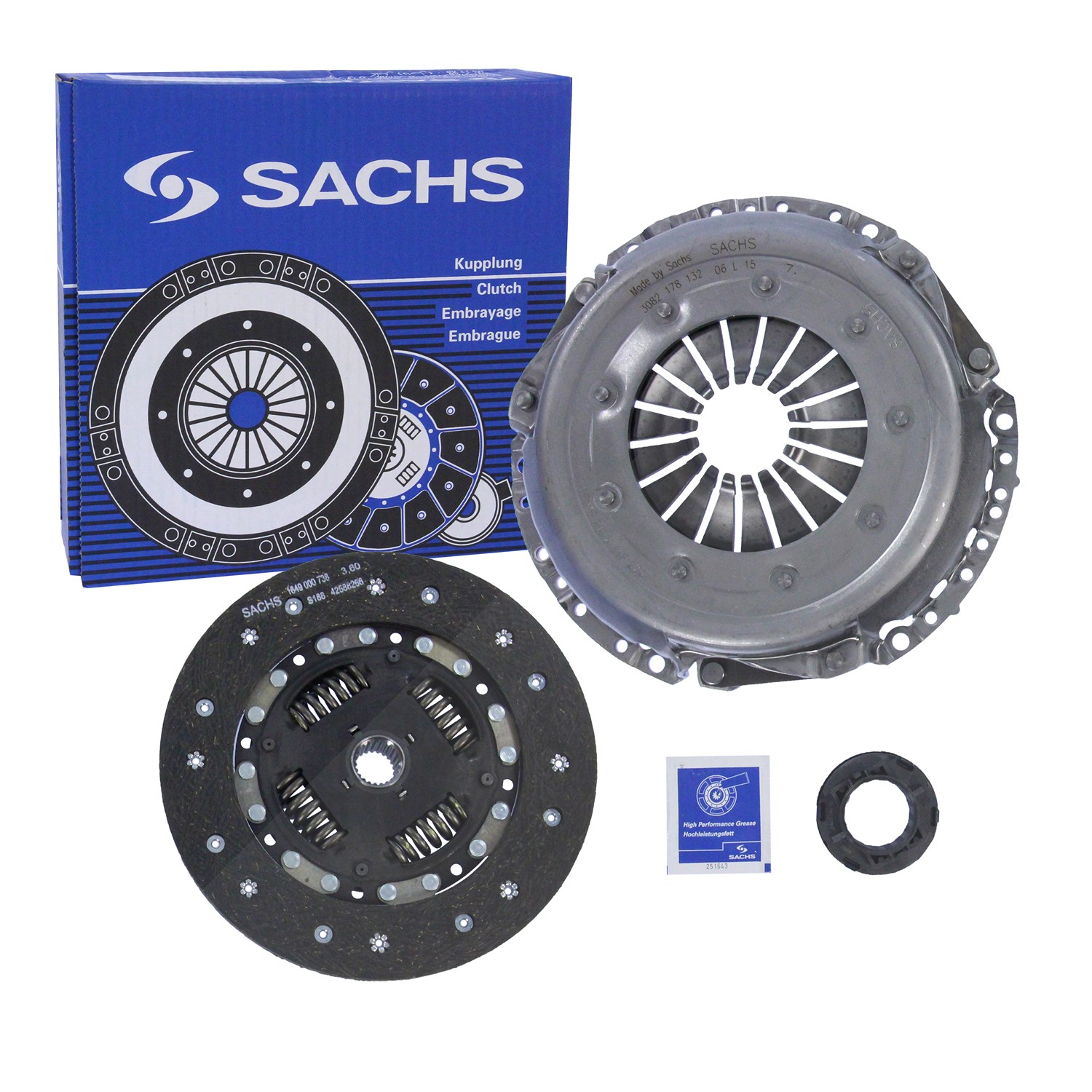 Sachs Kupplungssatz [Hersteller-Nr. 3000386001] für Audi