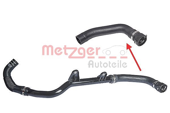 Metzger Autoteile Kühlerschlauch [Hersteller-Nr. 2420316] für Citroën, Peugeot, Fiat