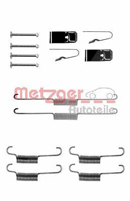 Metzger Autoteile Zubehörsatz, Bremsbacken [Hersteller-Nr. 105-0723] für Suzuki
