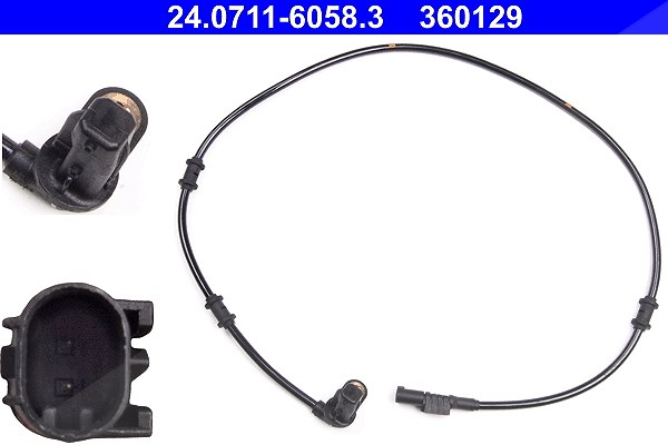 Ate Sensor, Raddrehzahl [Hersteller-Nr. 24.0711-6058.3] für Mercedes-Benz