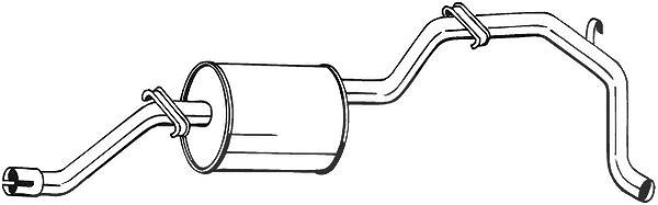 Bosal Endschalldämpfer [Hersteller-Nr. 285-413] für VW