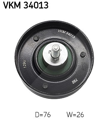 Skf Umlenk-/Führungsrolle, Keilrippenriemen [Hersteller-Nr. VKM34013] für Ford