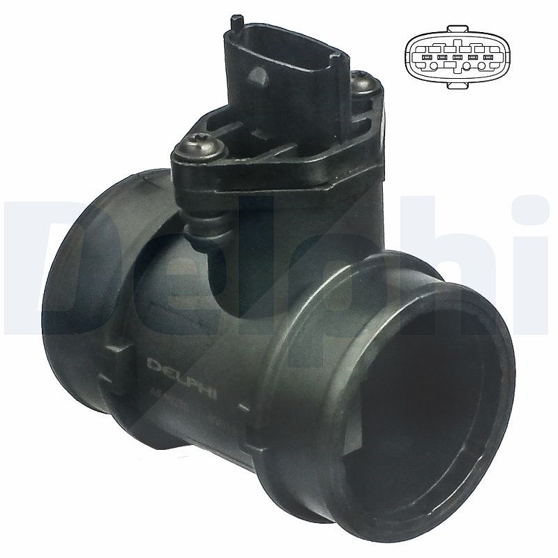 Delphi Luftmassenmesser [Hersteller-Nr. AF10270-12B1] für Opel, Vauxhall