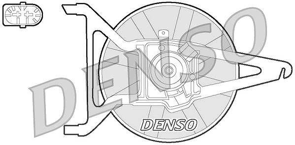 Denso Lüfter, Motorkühlung [Hersteller-Nr. DER21020] für Peugeot, Citroën