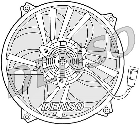 Denso Lüfter, Motorkühlung [Hersteller-Nr. DER21015] für Peugeot, Citroën