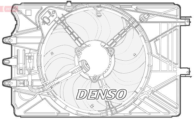 Denso Lüfter, Motorkühlung [Hersteller-Nr. DER09070] für Fiat