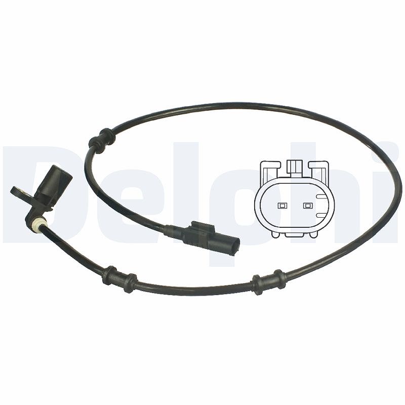 Delphi Sensor, Raddrehzahl [Hersteller-Nr. SS20341] für Mercedes-Benz