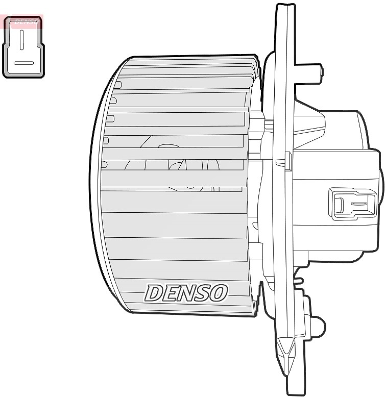Denso Innenraumgebläse [Hersteller-Nr. DEA12004] für Iveco