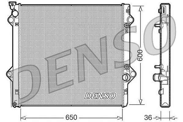 Denso Kühler, Motorkühlung [Hersteller-Nr. DRM50049] für Toyota, Lexus
