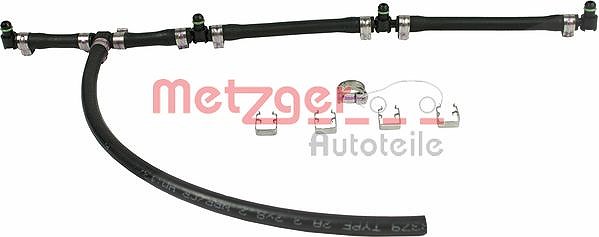 Metzger Autoteile Schlauch, Leckkraftstoff [Hersteller-Nr. 0840023] für Vauxhall, Opel