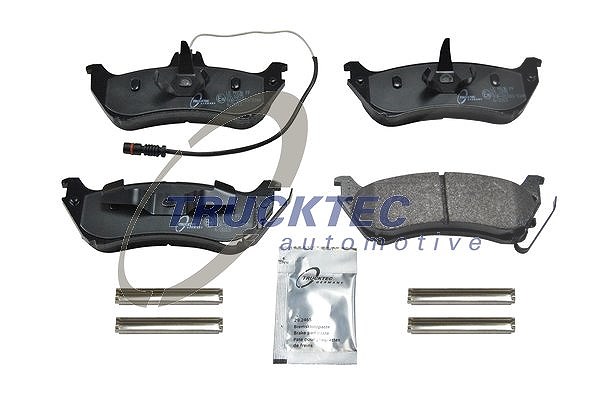 Trucktec Automotive Bremsbelagsatz, Scheibenbremse [Hersteller-Nr. 02.35.141] für Mercedes-Benz