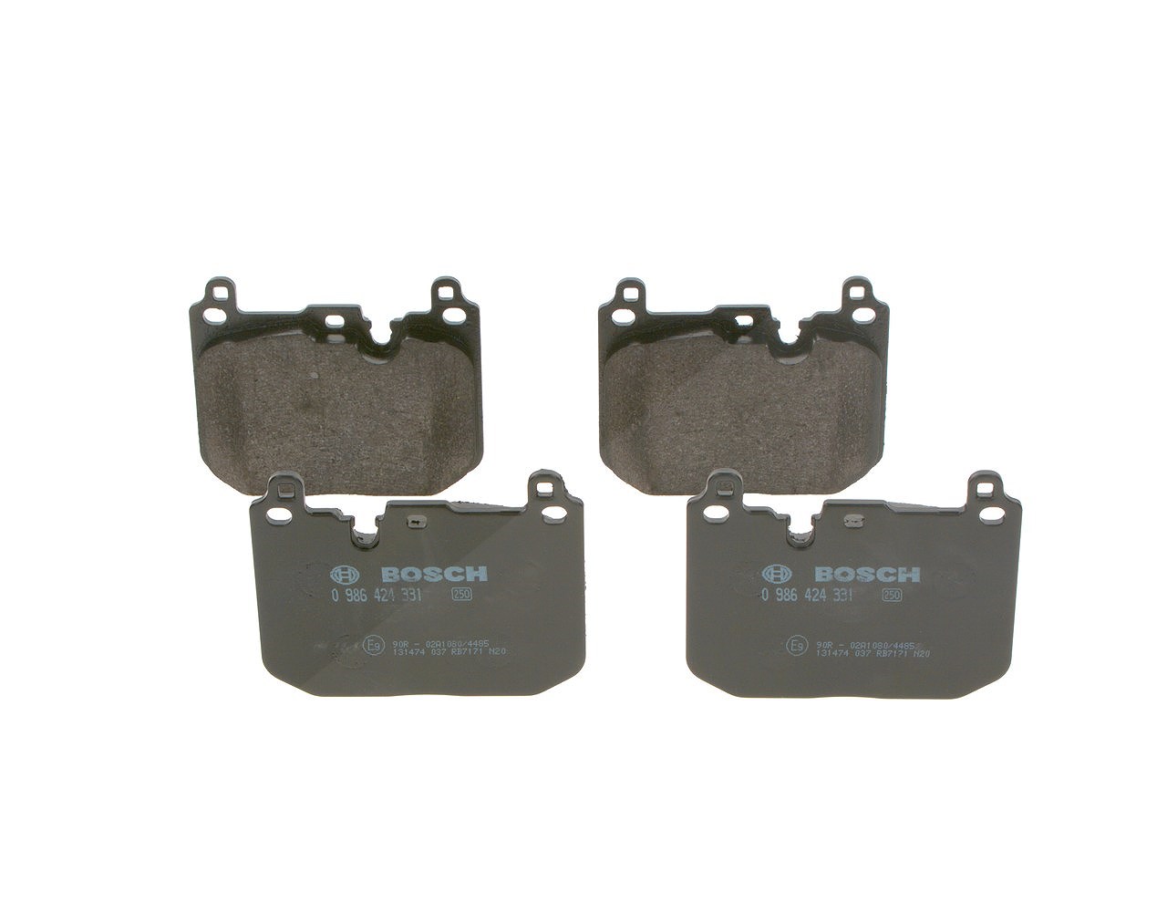 Bosch Bremsbelagsatz, Scheibenbremse [Hersteller-Nr. 0986424331] für Mini