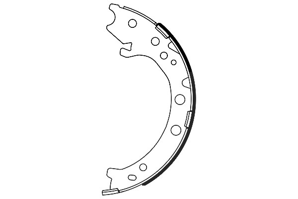 Bosch Bremsbackensatz, Feststellbremse [Hersteller-Nr. 0986487967] für Honda