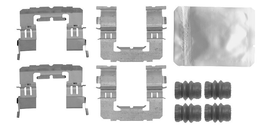 Bosch Zubehörsatz, Scheibenbremsbelag [Hersteller-Nr. 1987474765] für Subaru