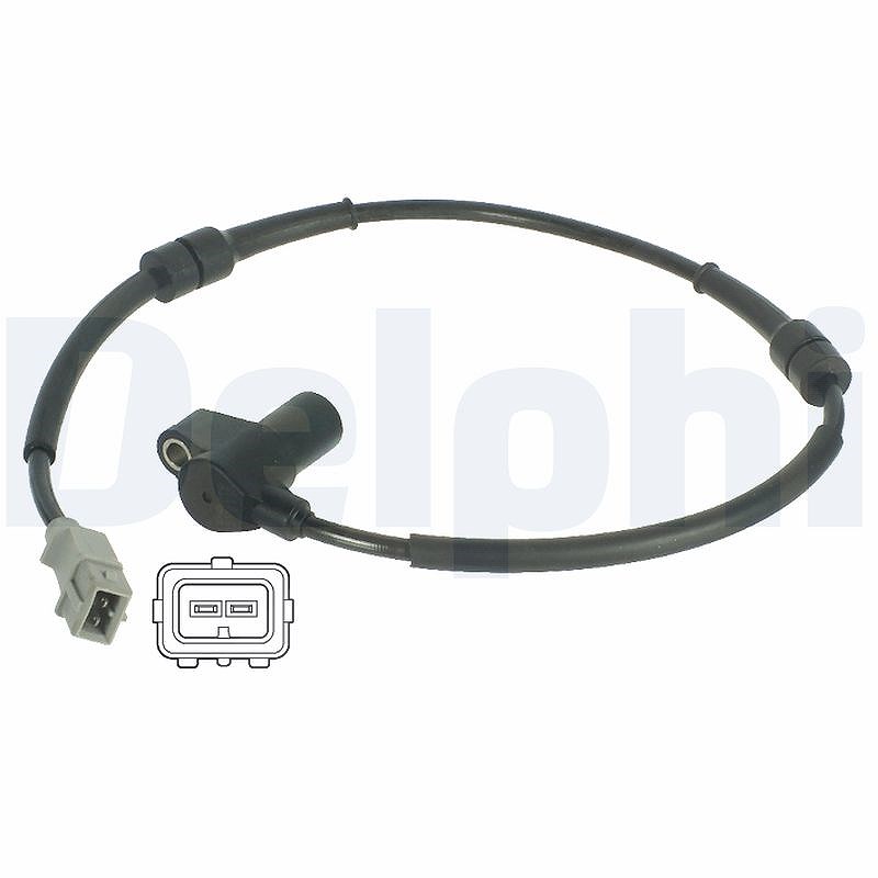 Delphi Sensor, Raddrehzahl [Hersteller-Nr. SS20067] für Peugeot